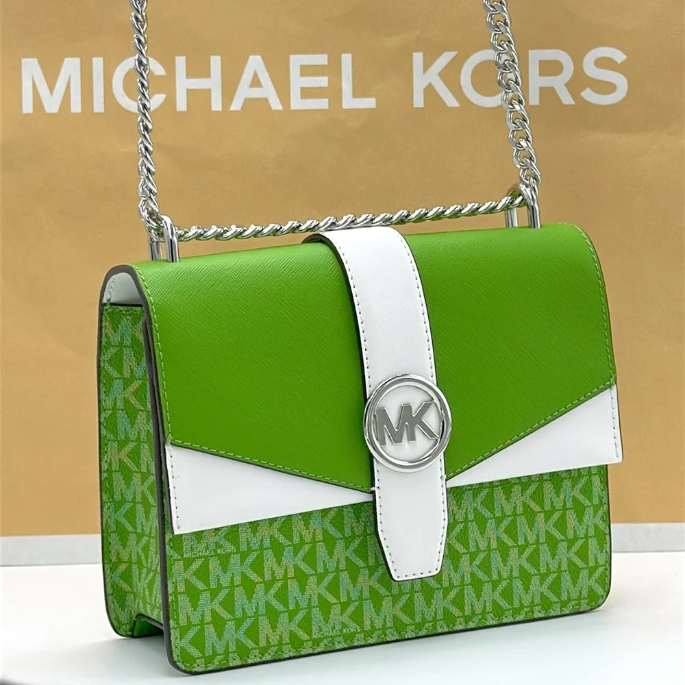 Michael Kors Greenwich Small Color-Block Signature Logo FlapCrossbody Bag
Jungle - Picture 1 of 16